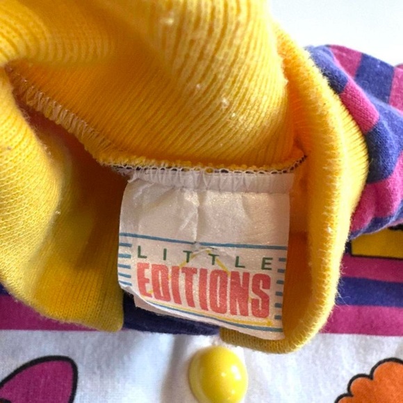 Vintage Onesie Bodysuit, Size 1, Character, 90s, Pink Purple - Picture 4 of 8